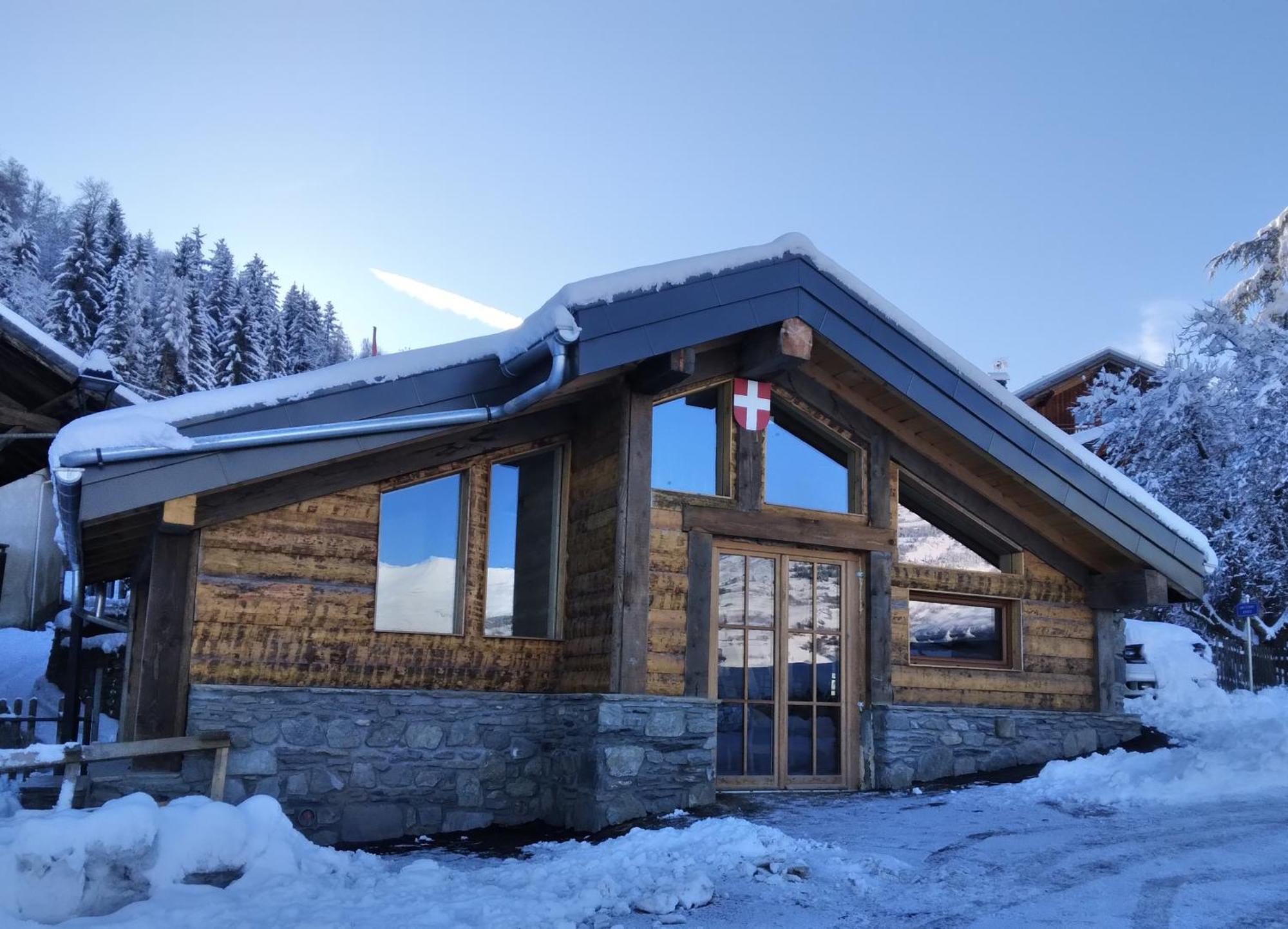 Chalet Balneo Billard La Plagne Savoie Vue Top Exterior photo