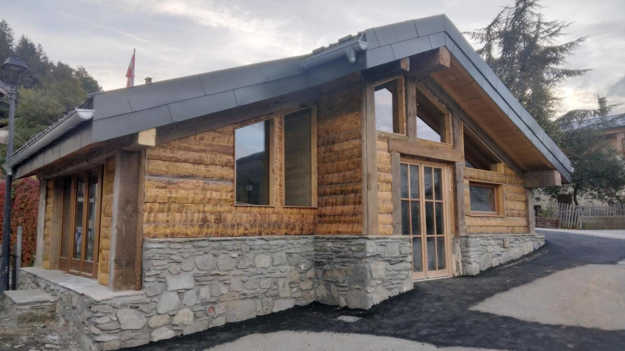 Chalet Balneo Billard La Plagne Savoie Vue Top Exterior photo