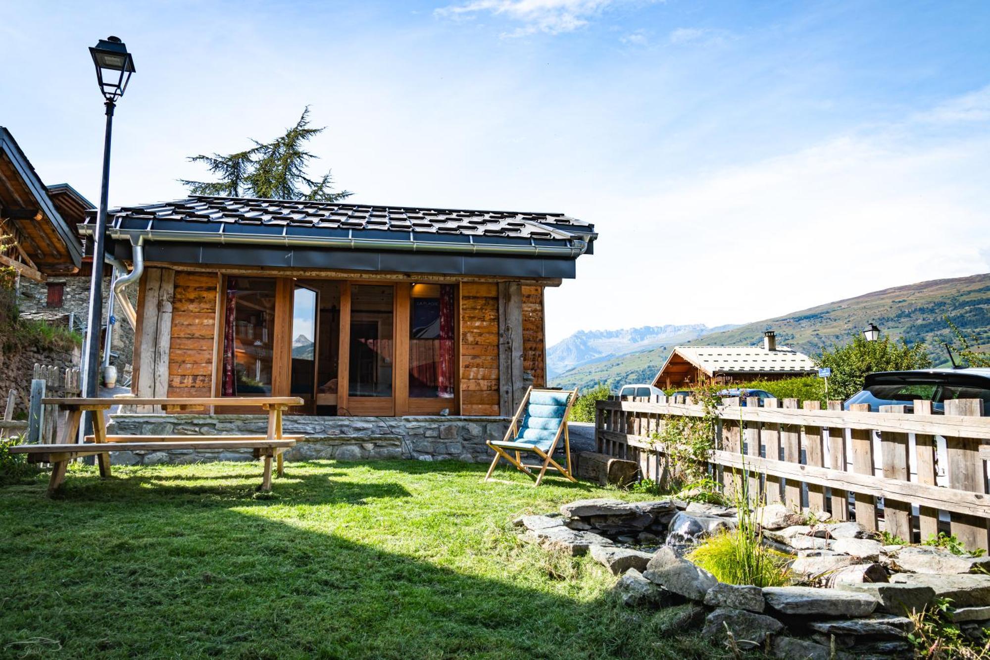 Chalet Balneo Billard La Plagne Savoie Vue Top Exterior photo