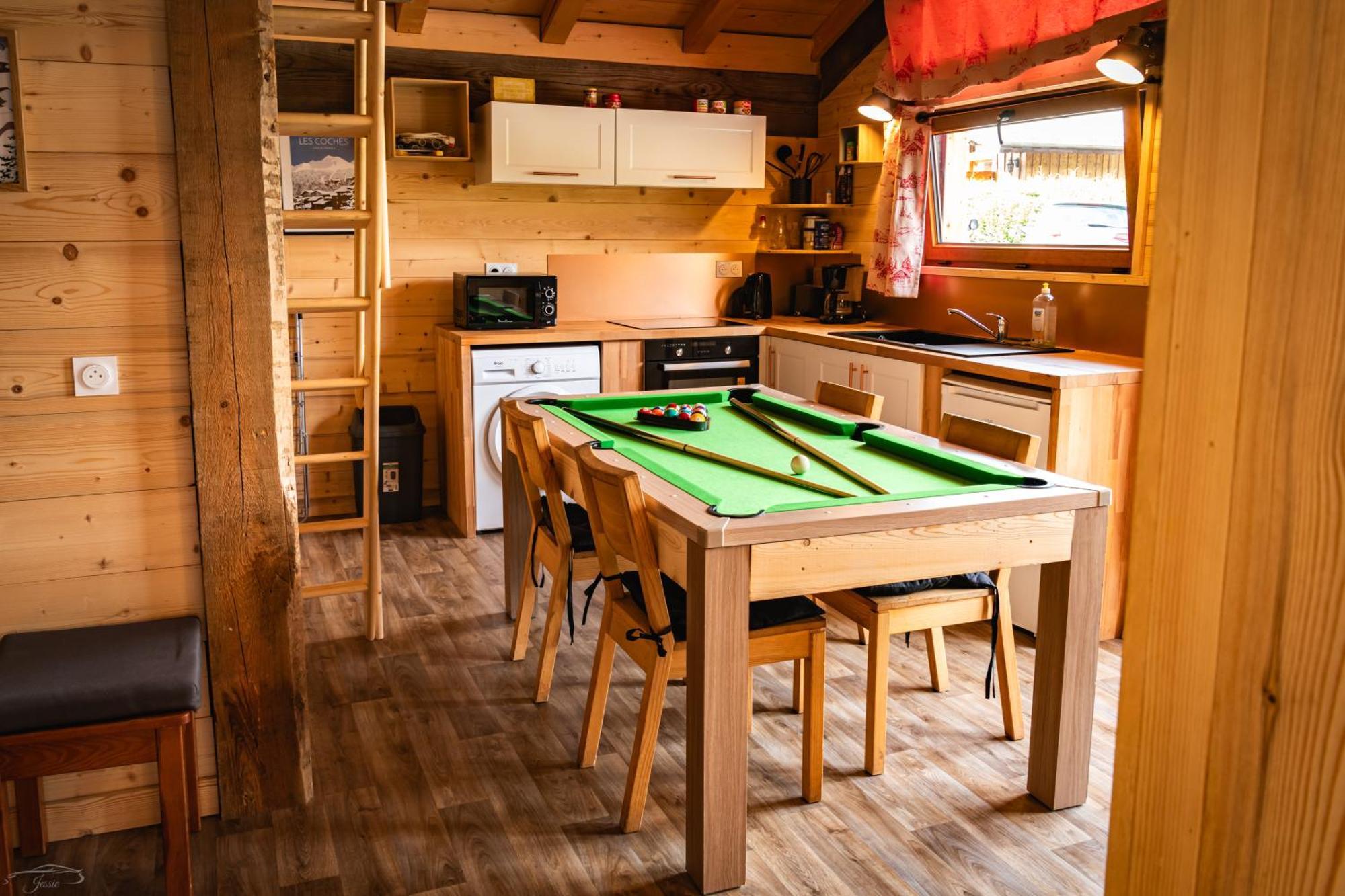 Chalet Balneo Billard La Plagne Savoie Vue Top Exterior photo